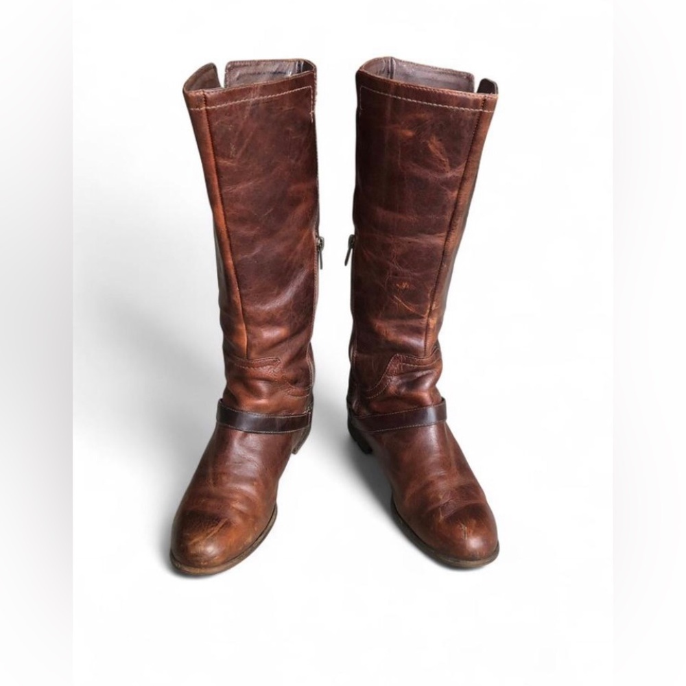 UGG Womens Riding Boots Sz 10 Brown Leather